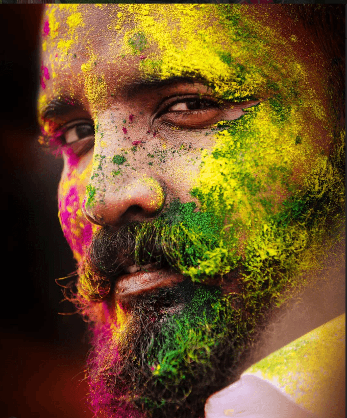 Selva Photography portrait in vivid colour